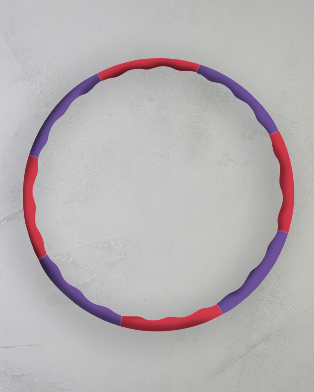 elli hoop reifen hula hoop rot lila mit innenliegenden wellen