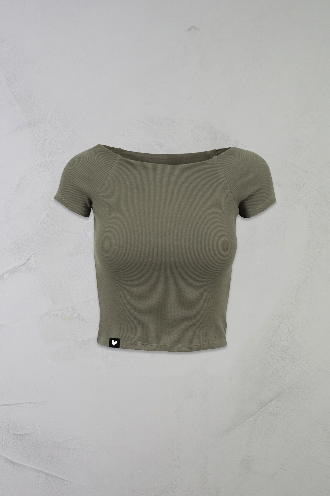 elli hoop top grün trägerlos