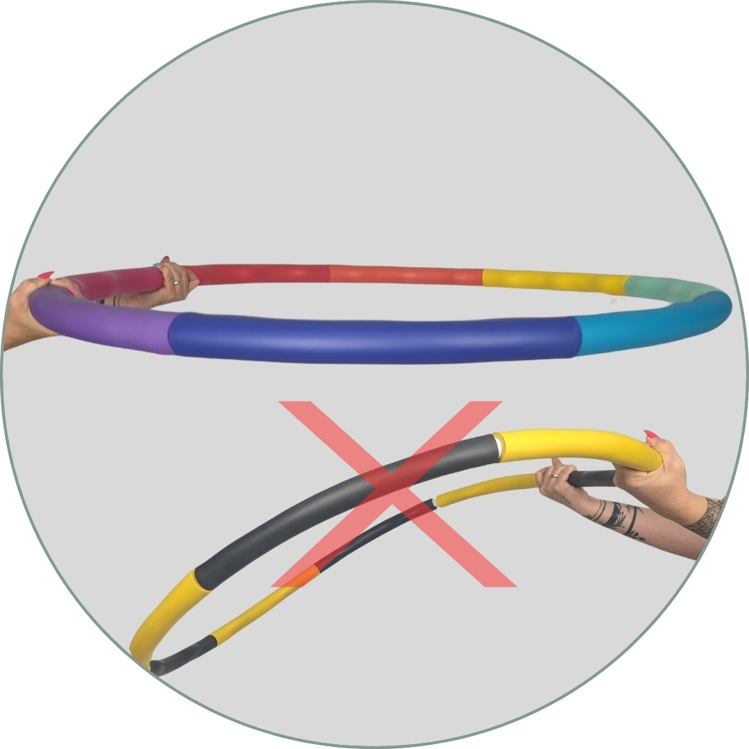 Elli Hoop hochfertige Hula Hoop Reifen mit besonderer Stabilität