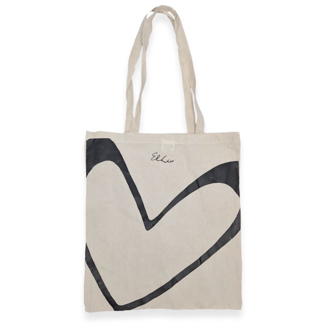 Heart - jute bag