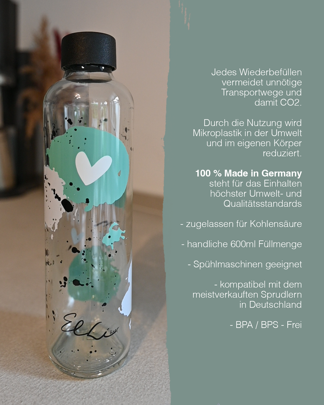 elli hoop trinkflasche soda stream