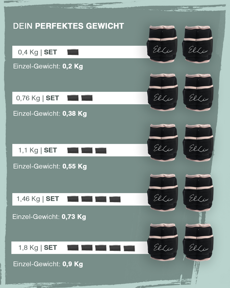 elli hoop armgewichte set variabel 