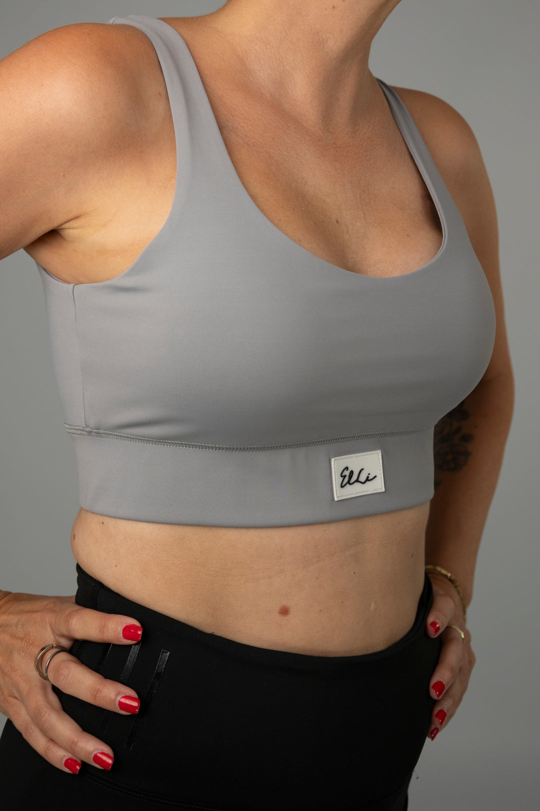Huller top gray
