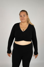 Long sleeve top black