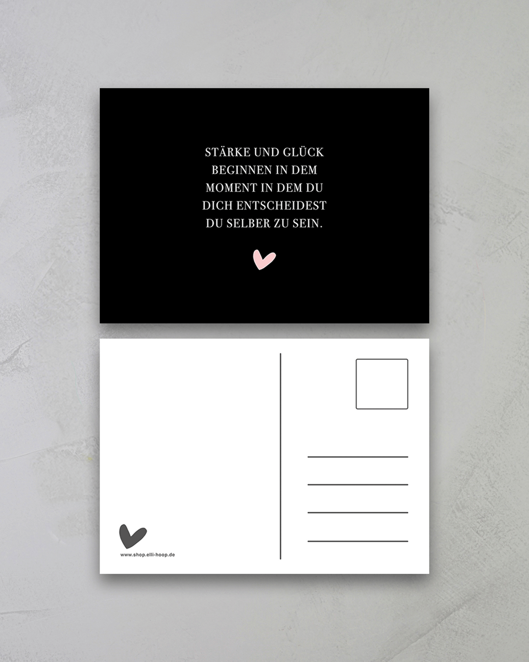 elli hoop geschenk postkarte