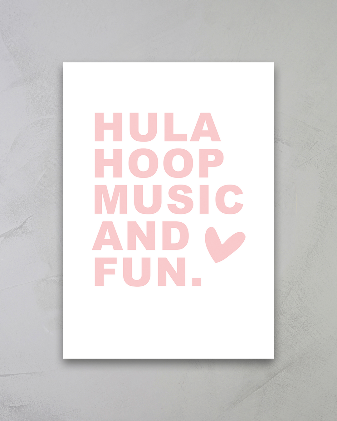 elli hoop poster spaß motivation