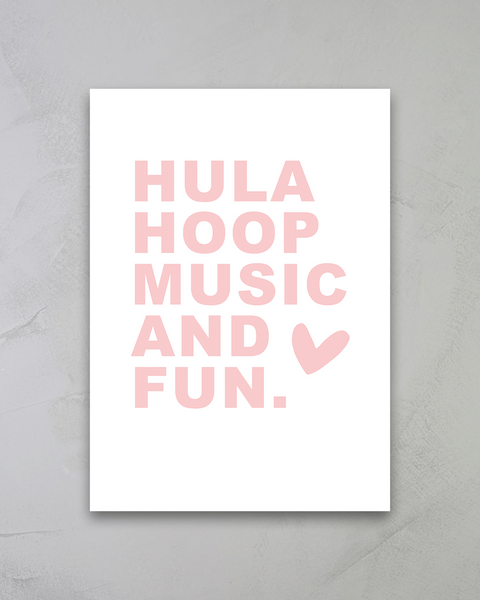 Hoop & Music - Poster 